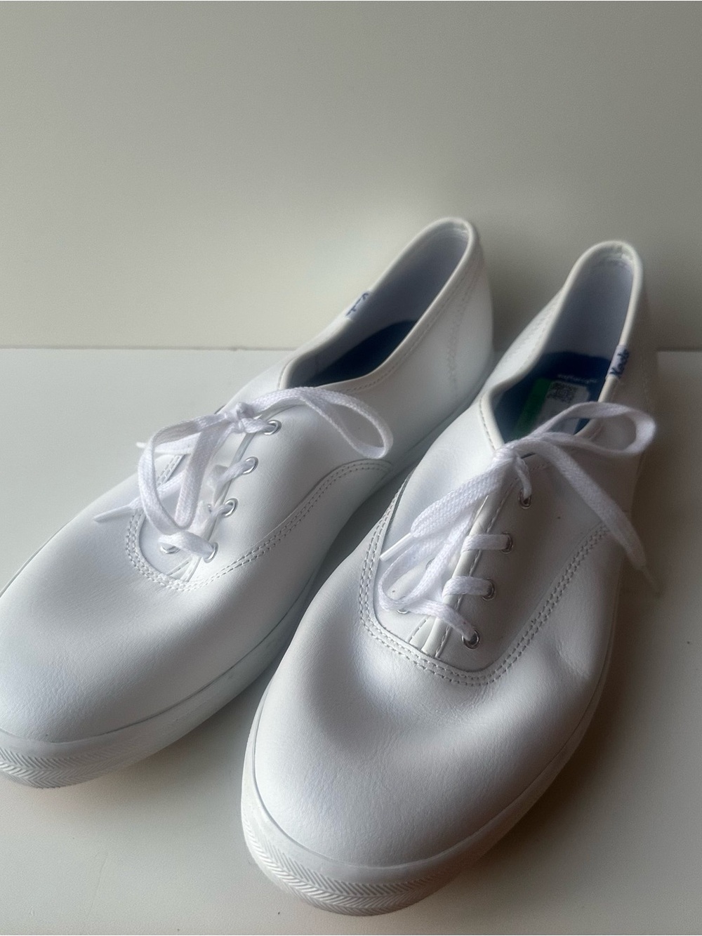 Keds Champion Originals Women's Leather Lace Up Sneakers White Size 12 WH45750